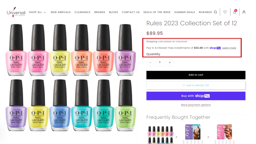 Universal Nail Supplies buy now pay later image