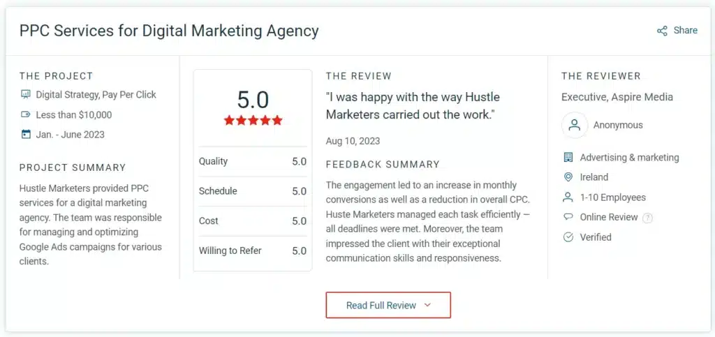 Clutch Review by Aspire Media