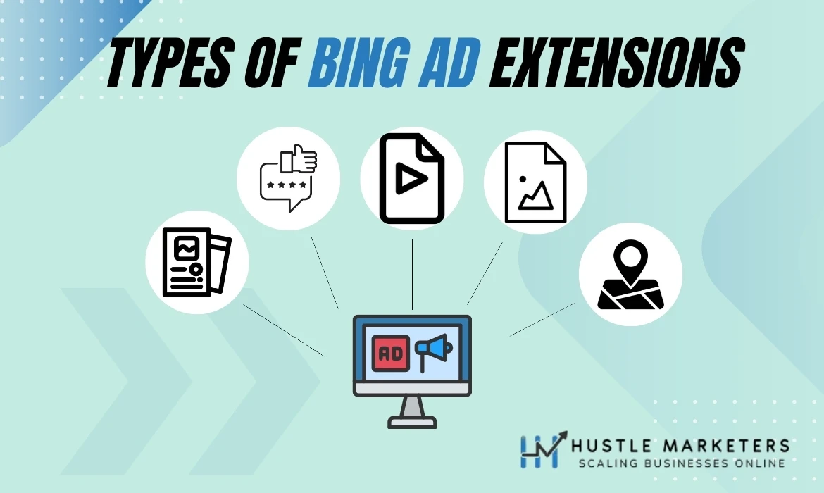 Different types of Bing ad extensions to enhance ad performance and visibility